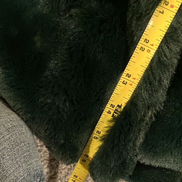 Rue21 Green Soft Faux Fur Coat - Picture 7 of 10